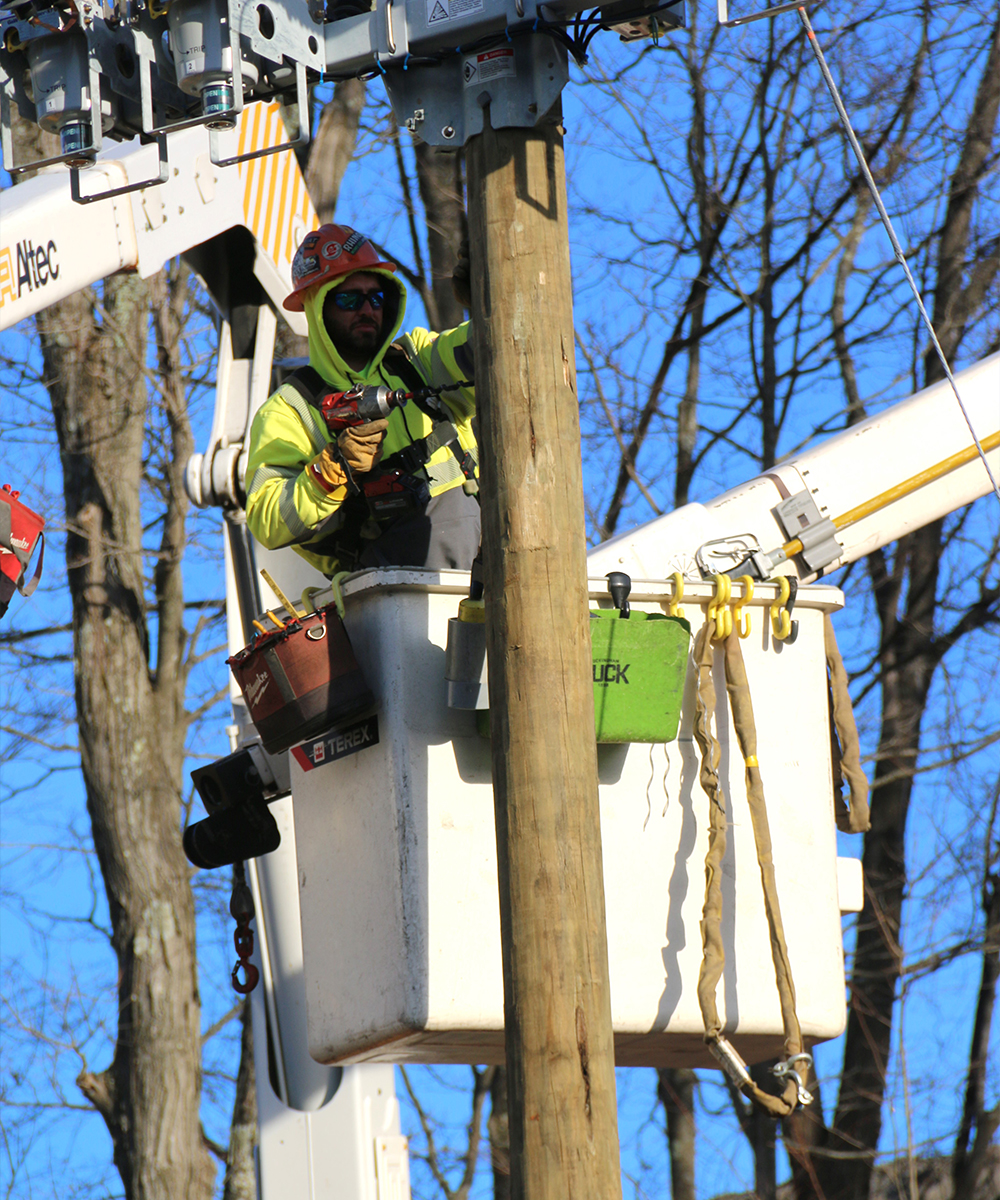 electric utility pole
