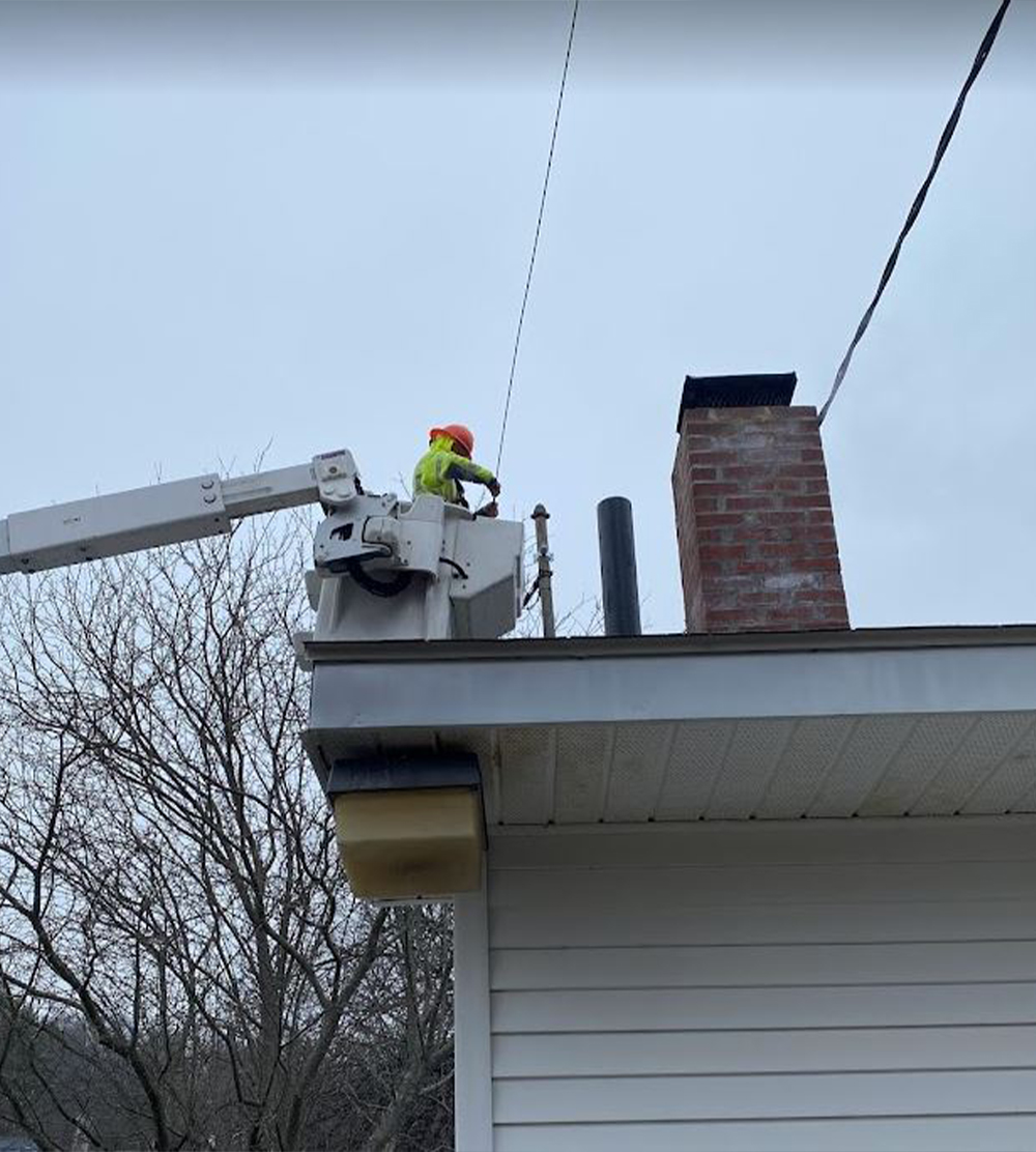 electric utility pole